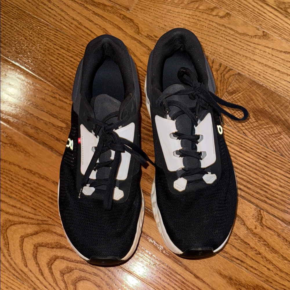 On Running Black and White Women's Sneakers